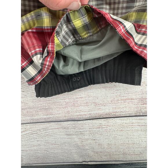 CAPP3L 15Kmm Plaid Multi Print Cargo Snow Pants Mens Medium Multicolor - Picture 5 of 15